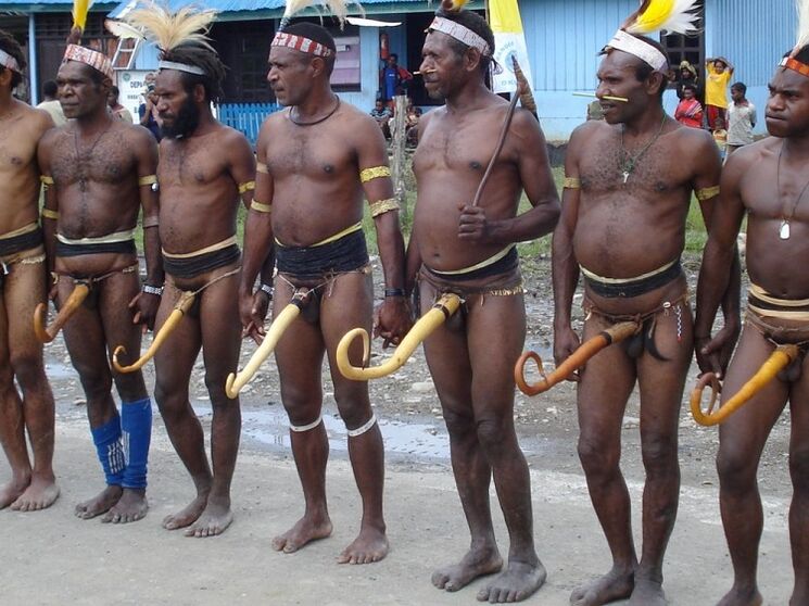 Genişletilmiş üyelerle papuans
